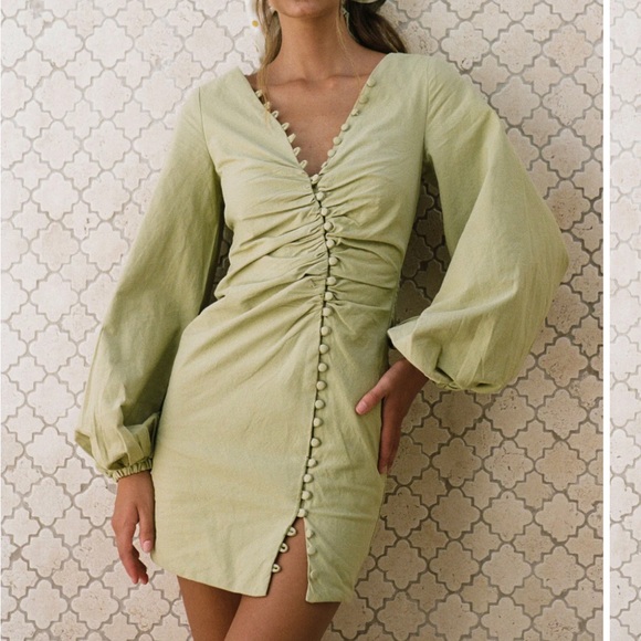 Minna Button Dress - Picture 5 of 8